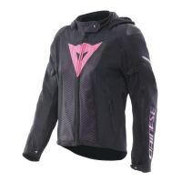 Dainese SUPER SPRINT AIR TEX dámská letní textilní bunda černá/růžová vel.44